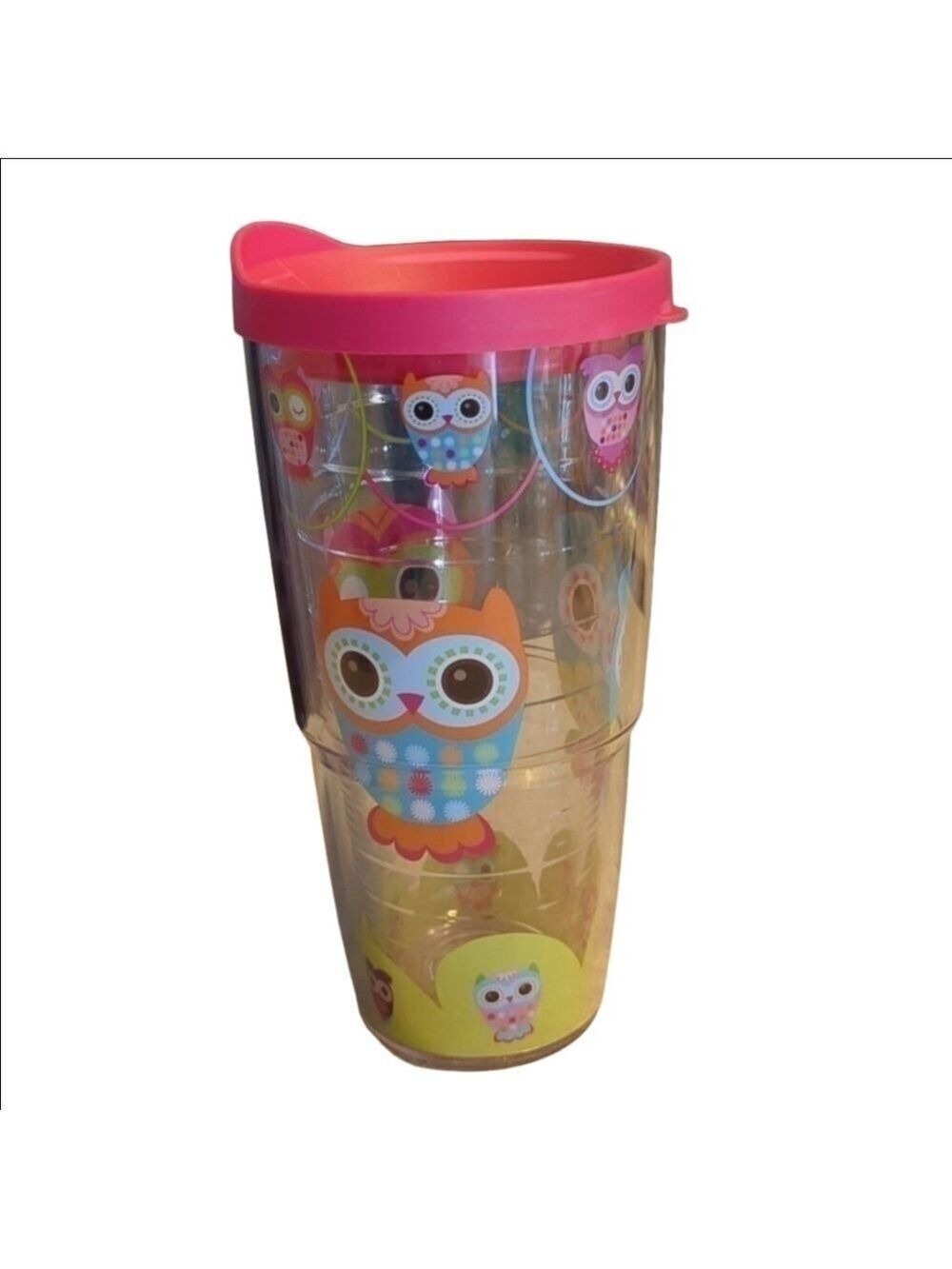 Tervis Tumbler 24 Ounces Owl Pink Lid